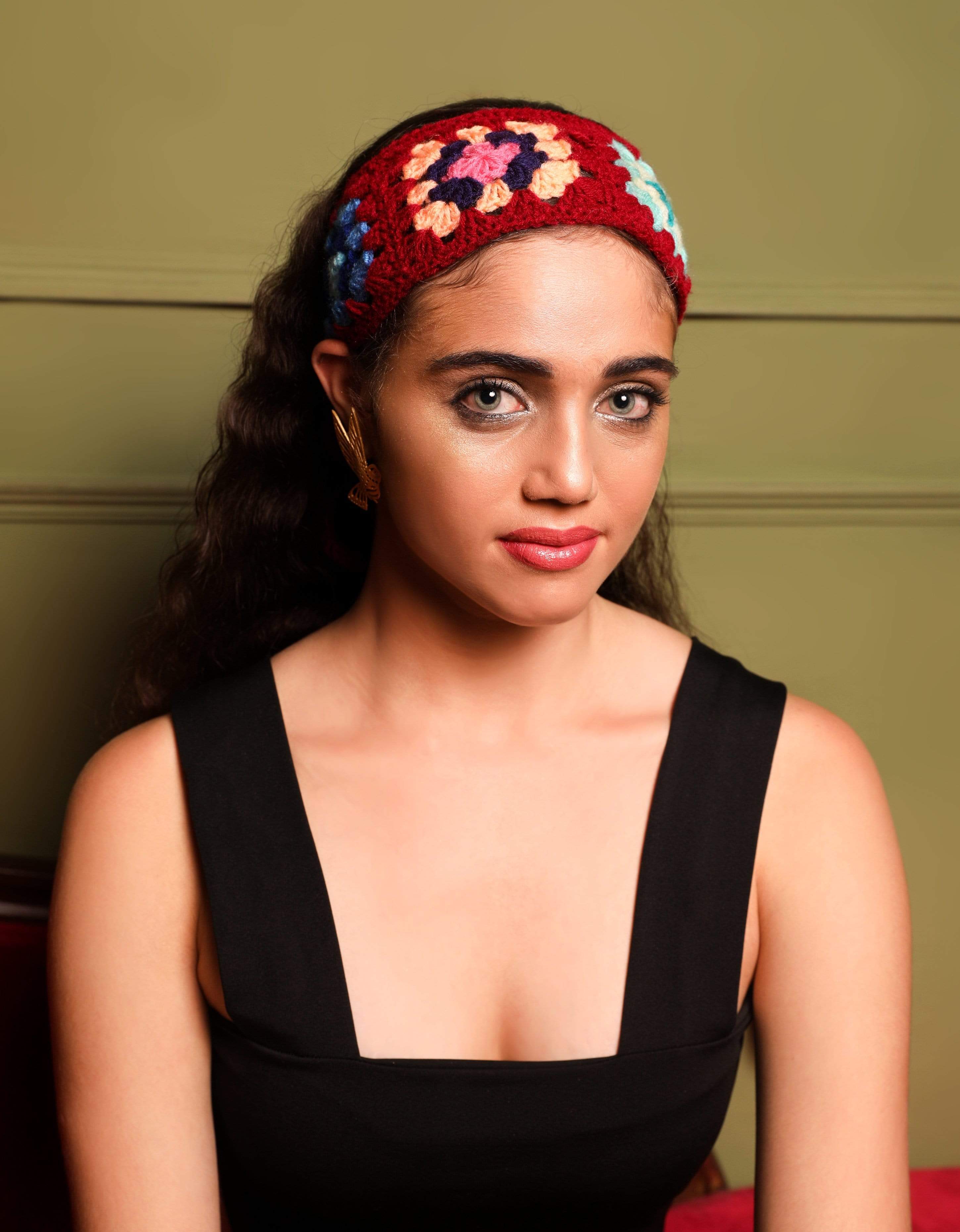 Pashtush 100% Hand Knitted Soft Tie Up Hairband - Image 2