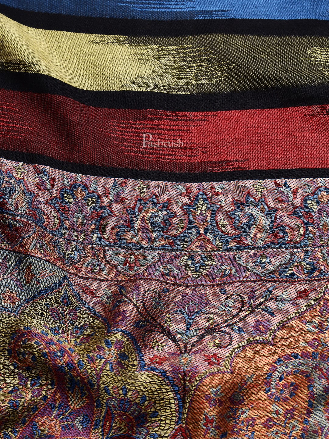 Pashtush His And Her Gift Set Of Bamboo Woven Stoles With Premium Gift Box Packaging, Multi color - Image 4