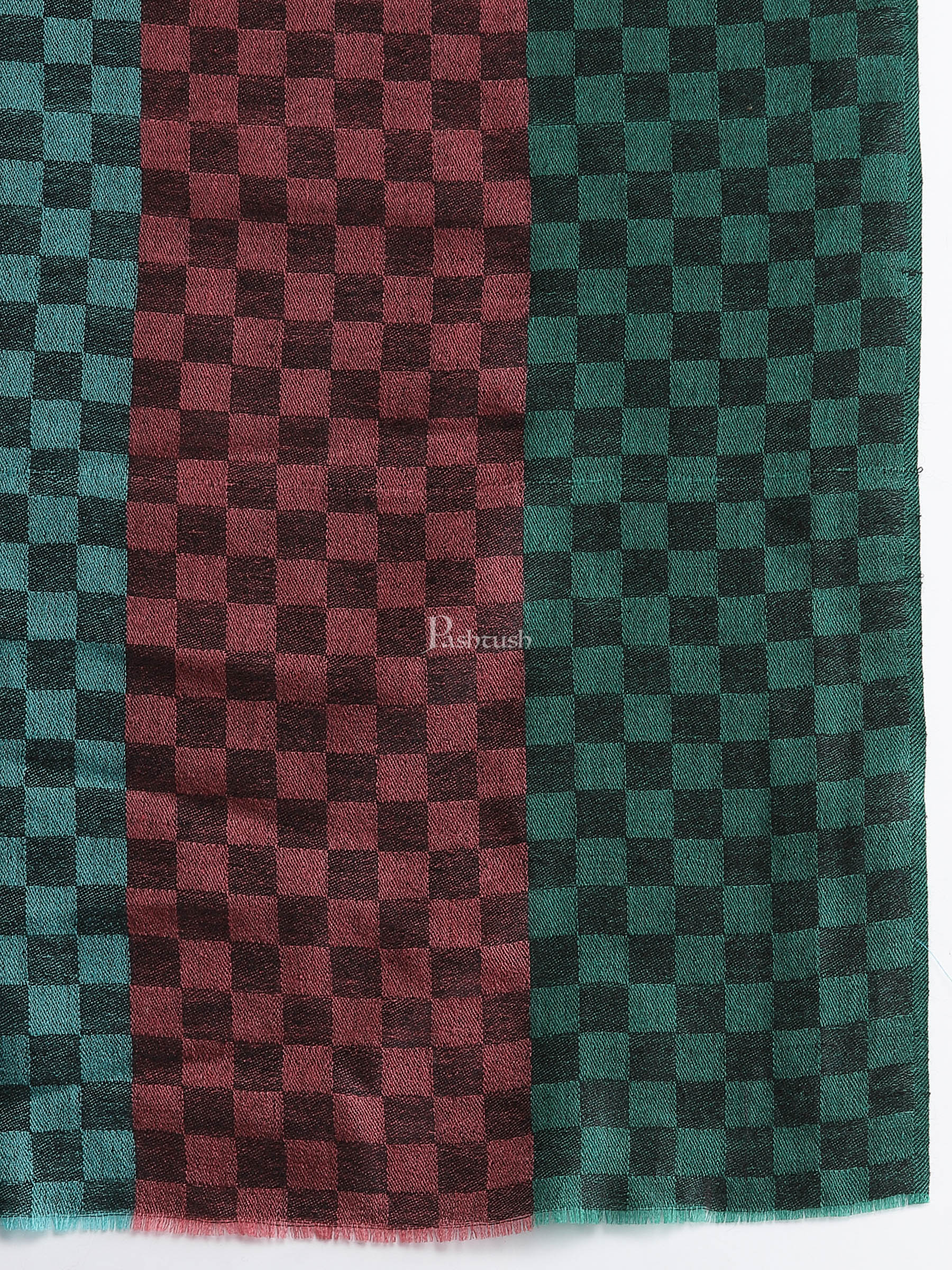Pashtush His and Her Set of Stoles with Premium Gift Box Packaging, Taupe and Multicoloured. - Image 14