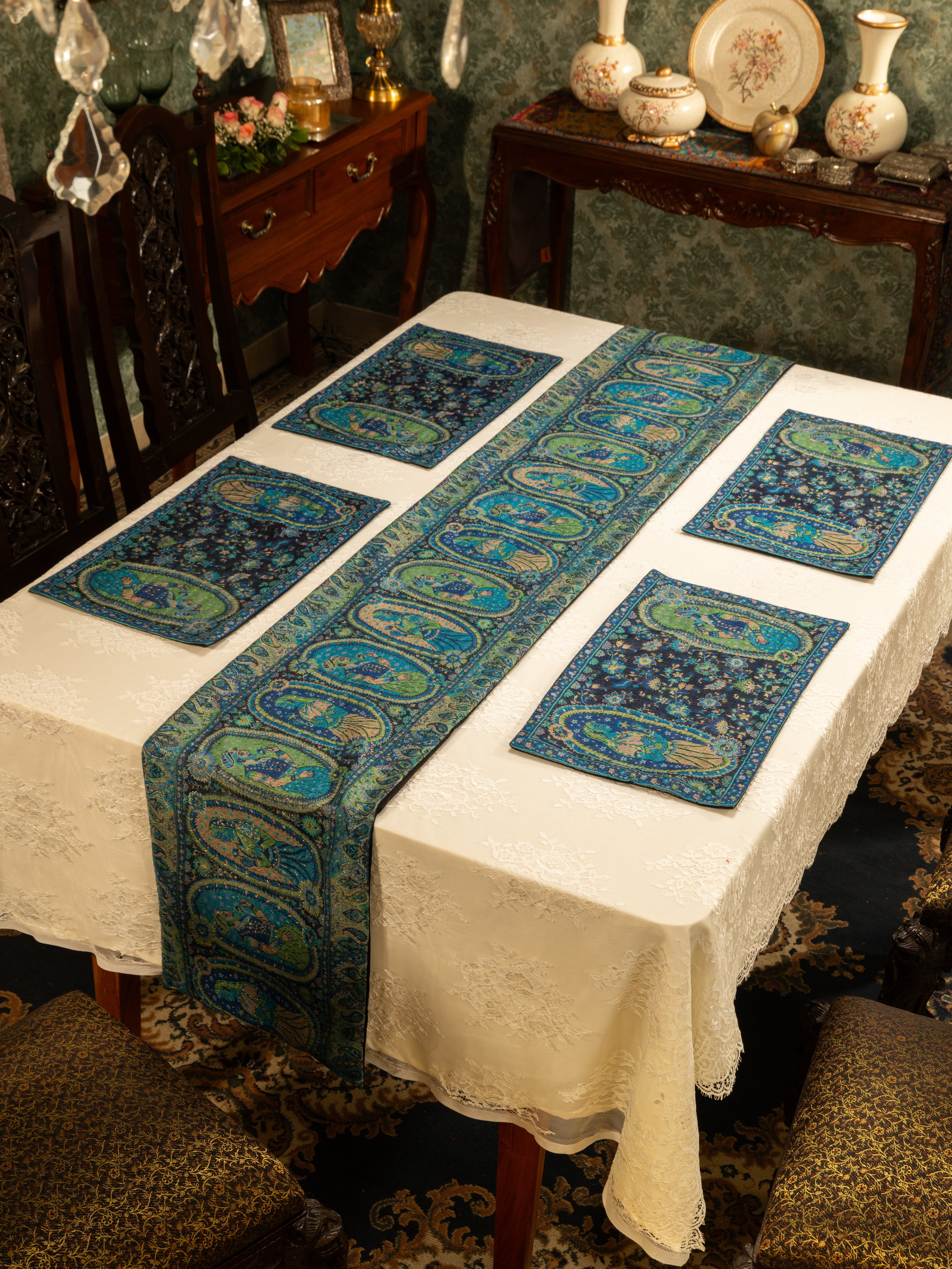 Pashtush Luxury Table Mats, Twilight Collection, Multicolour (Mats Only) - Image 3