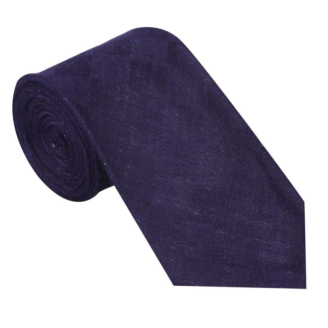 Pashtush Mens  Checks Necktie , Free Size, Oxford Navy - Image 2