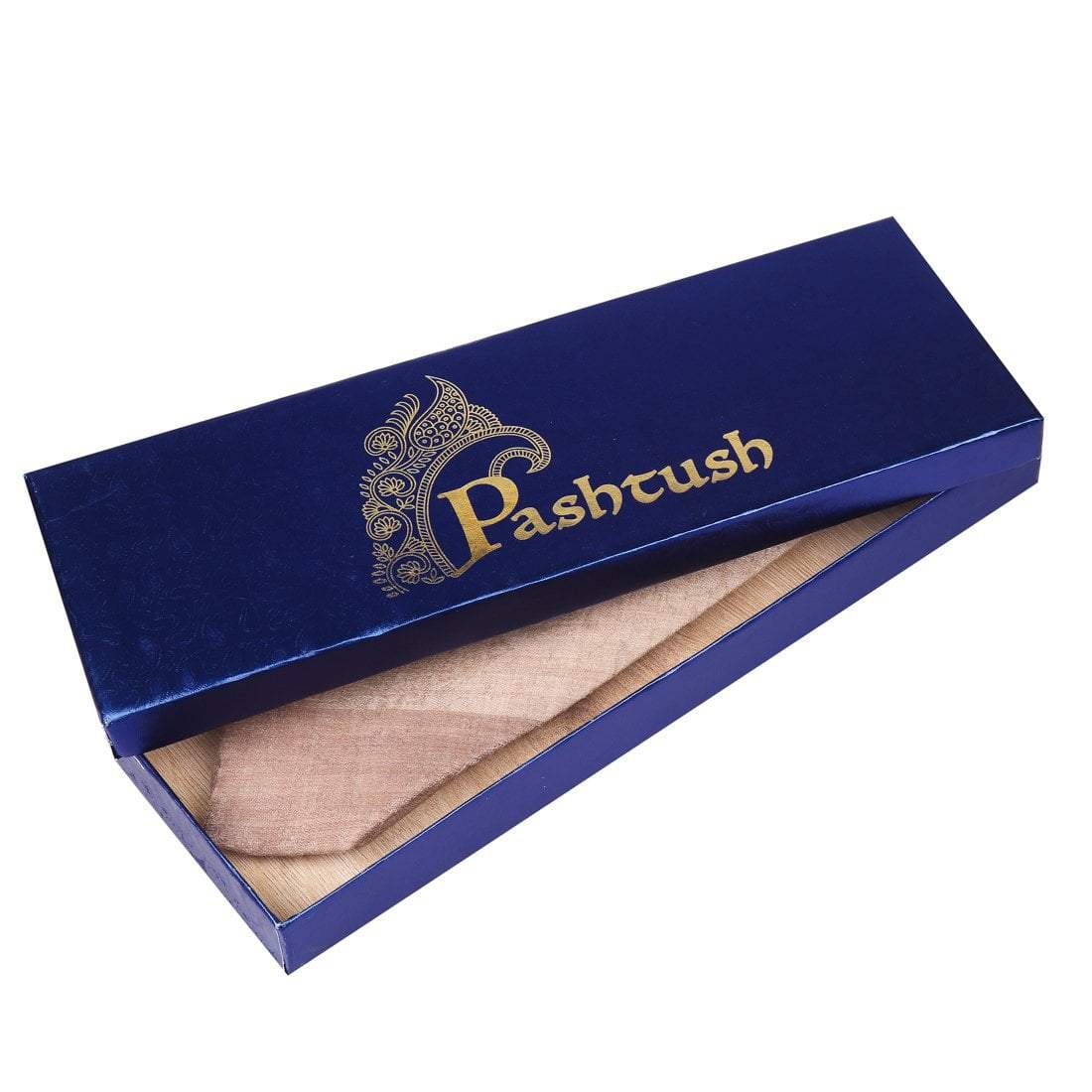Pashtush Mens  Necktie, Extra Fine Lambs Wool Ties For Men, Free Size, Marlon beige - Image 4