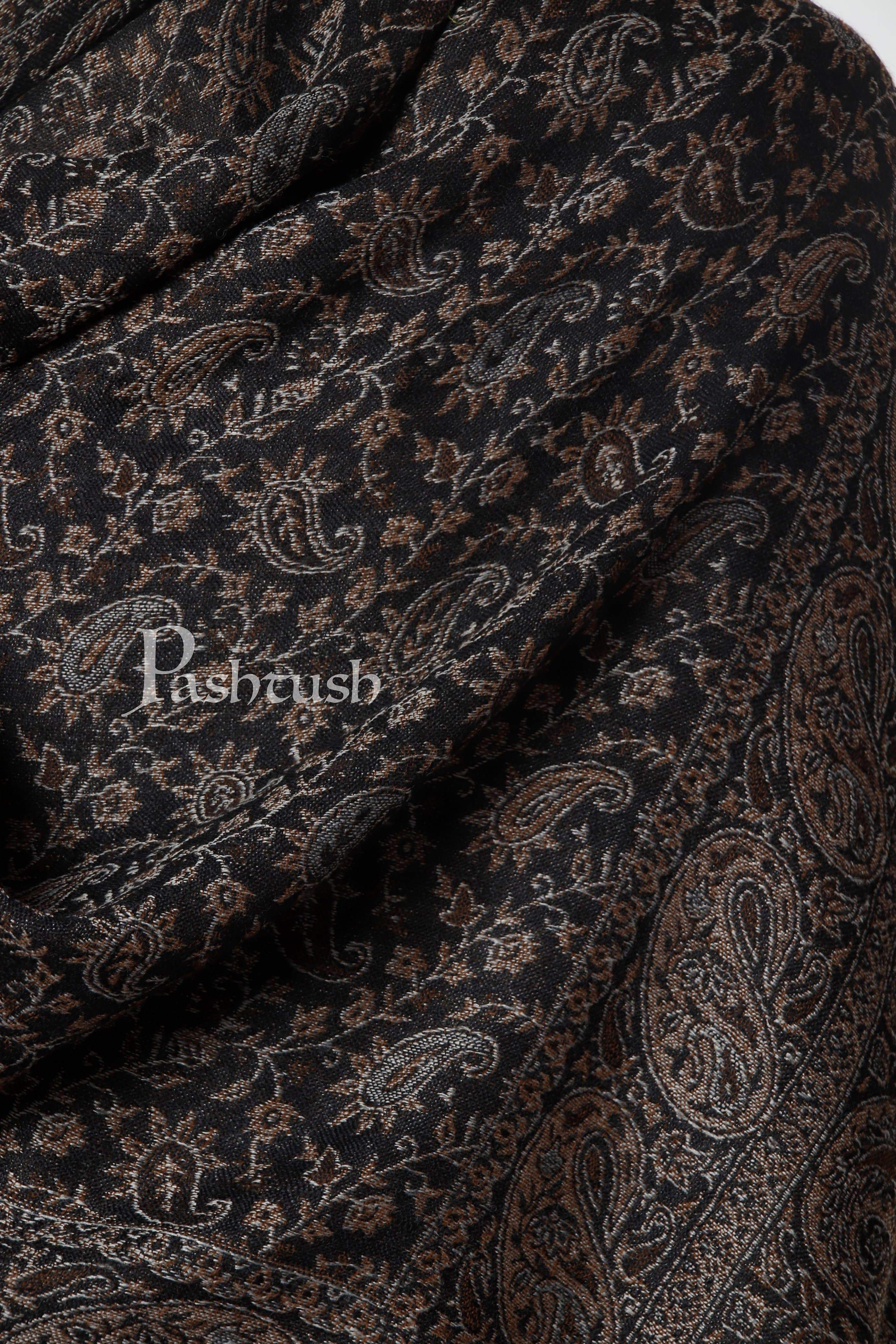 Pashtush Mens Fine Wool Ethnic Stole - Image 3