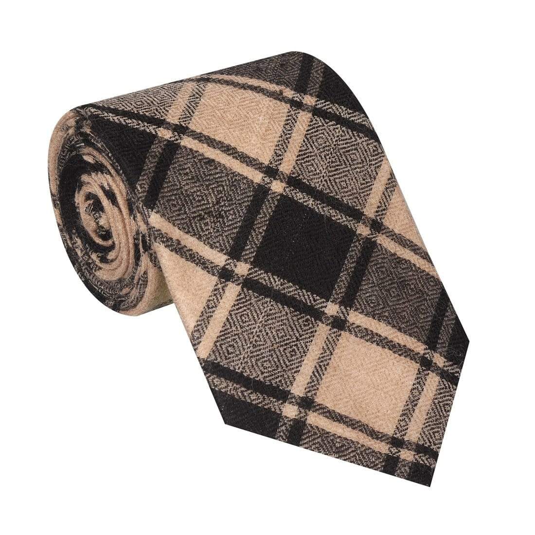 Pashtush Mens Woven Jacquard Necktie, Tie For Men, Classic Colours, Free Size, Black - Image 5