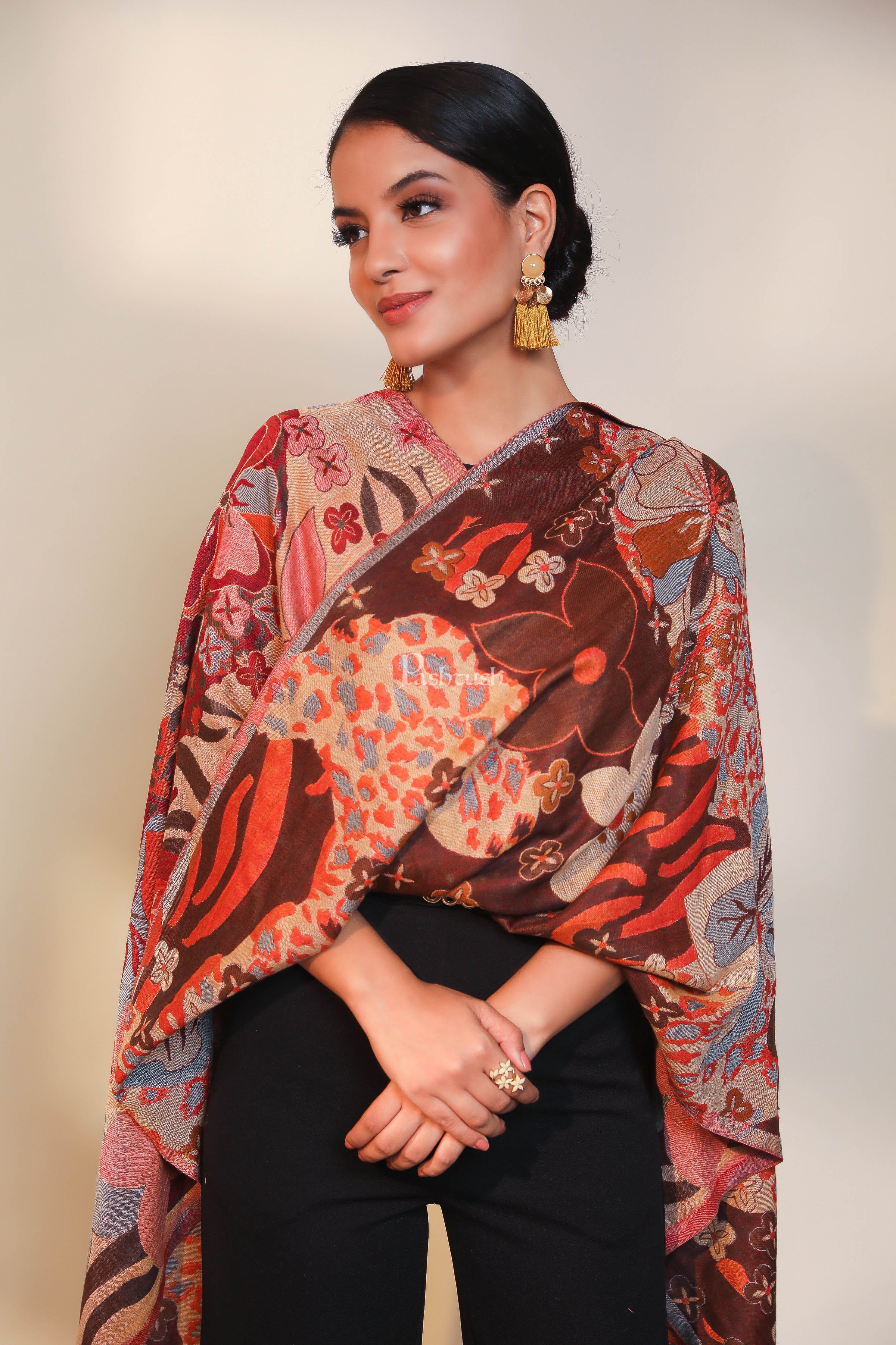 Pashtush women  stole, multi color - Image 2