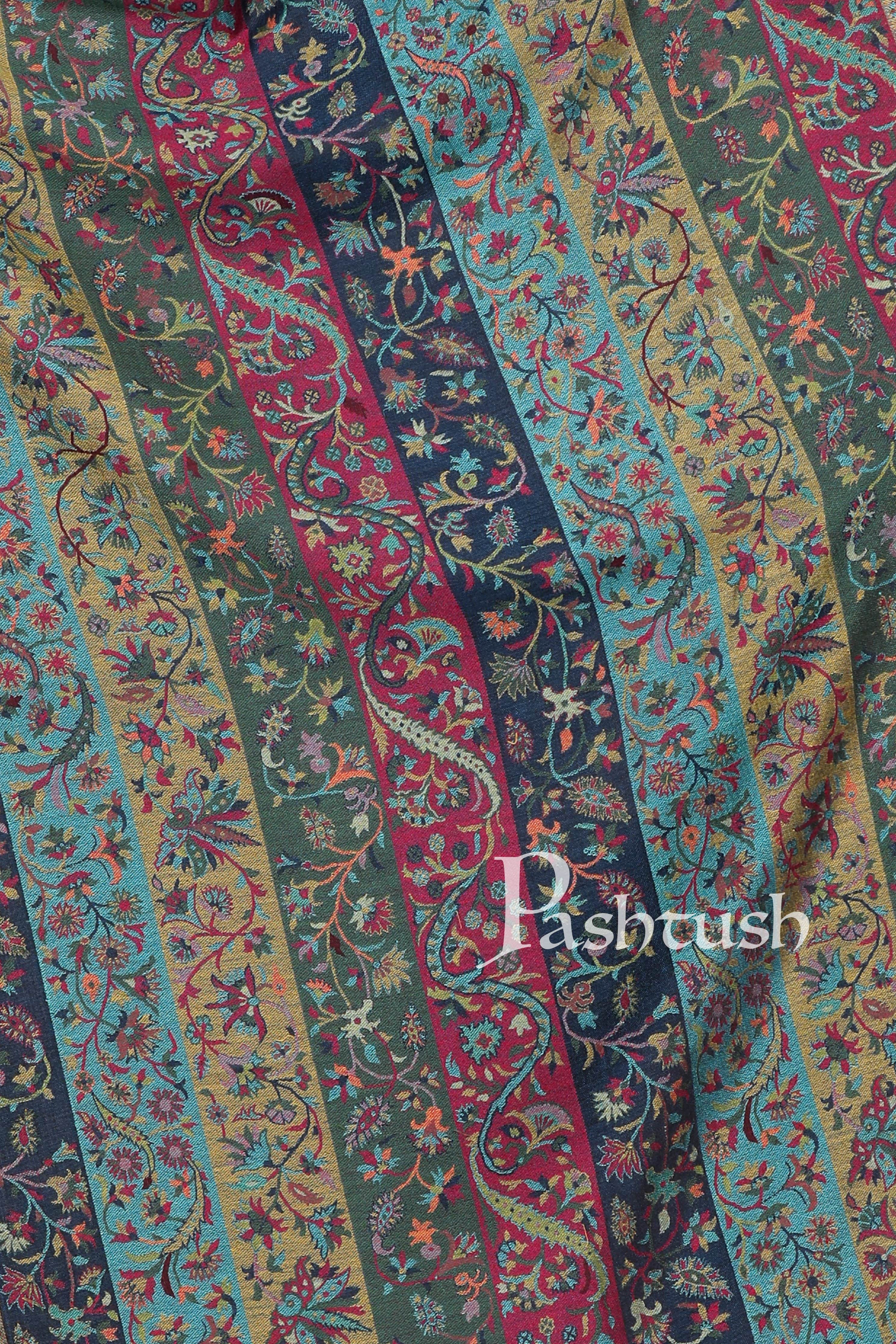 Pashtush Women'S Paisley Design, Soft Bamboo Scarf, Multi Coloured - Image 2