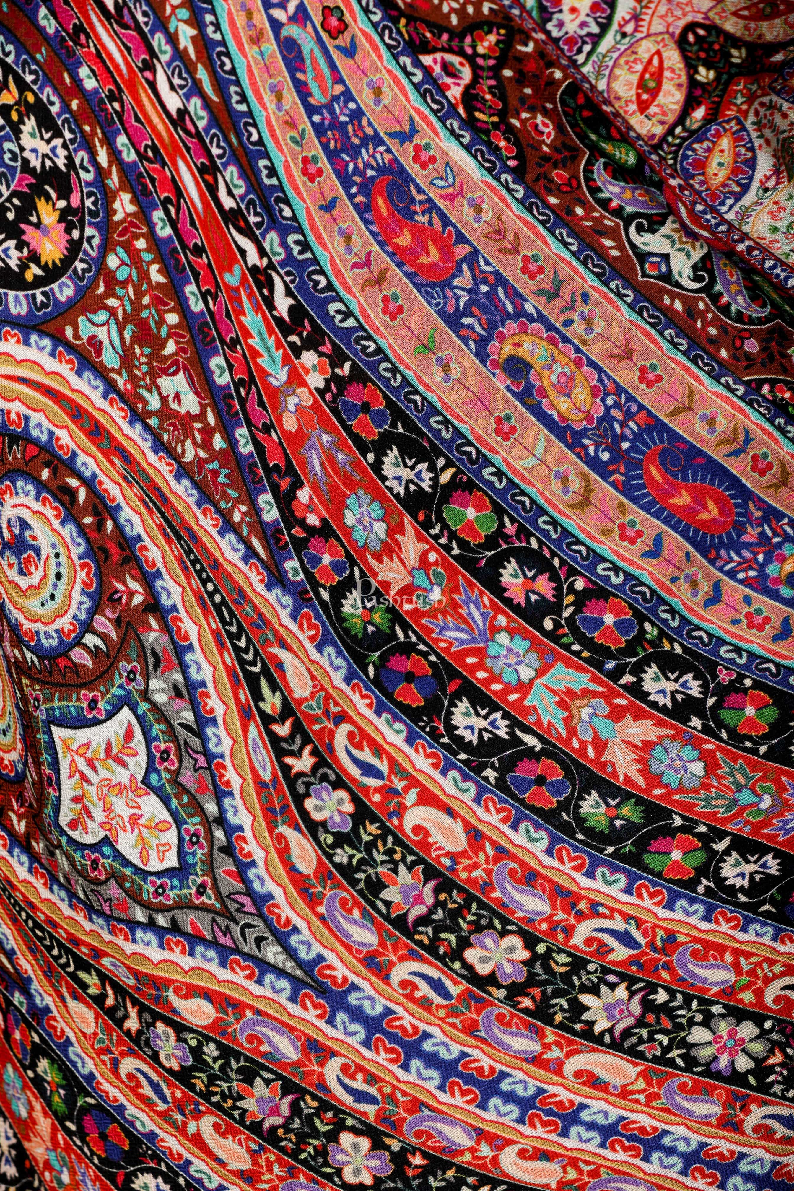 Pashtush Women'S Soft Bamboo Scarf, Stoles, Wraps (Soft Bamboo) - Paisley Garden - Image 2