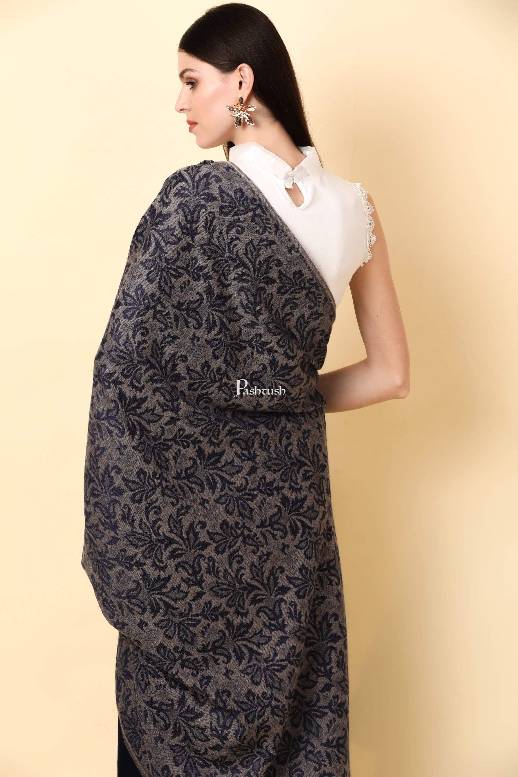 Pashtush Women'S Soft Bamboo Shawl, Thick And Warm - Image 3