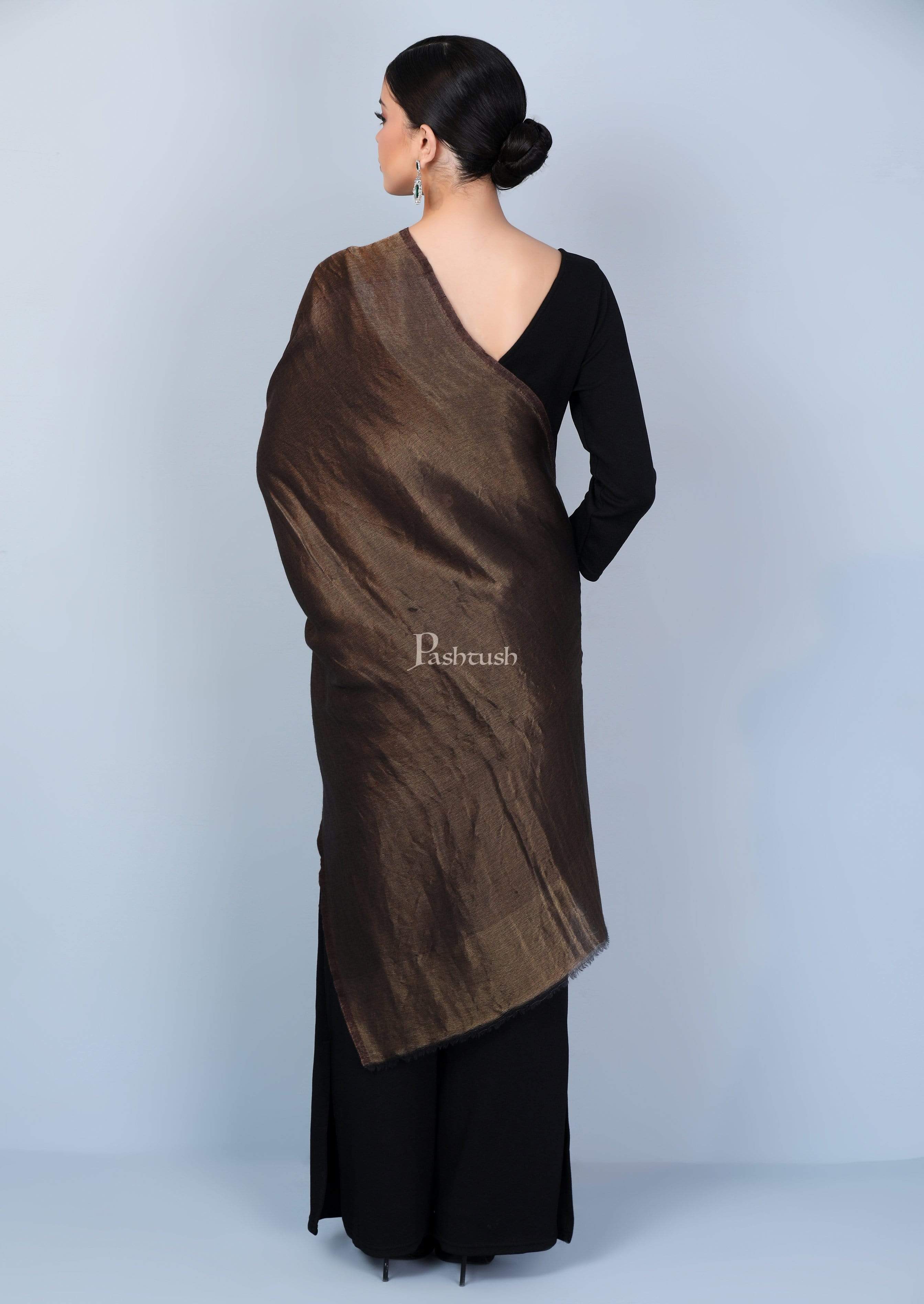 Pashtush Womens Twilight Scarf, Reversible Scarf, Cashmere Soft Wool - Image 4