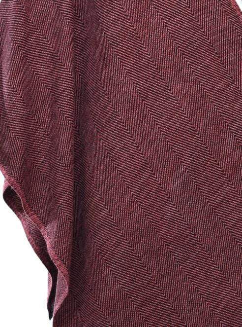 Pashwool Womens Stole, Extra Thick And Warm, Soft And Snuggly Wrap Style Maroon - Image 6